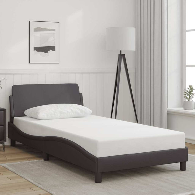 Vidaxl bedframe dover kunstleer grijs 100x200 cm