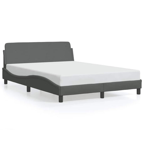 Vidaxl bedframe dover 120x200 cm stof donkergrijs