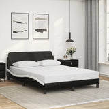 Vidaxl bedframe dover kunstleer zwart en wit 120x200 cm