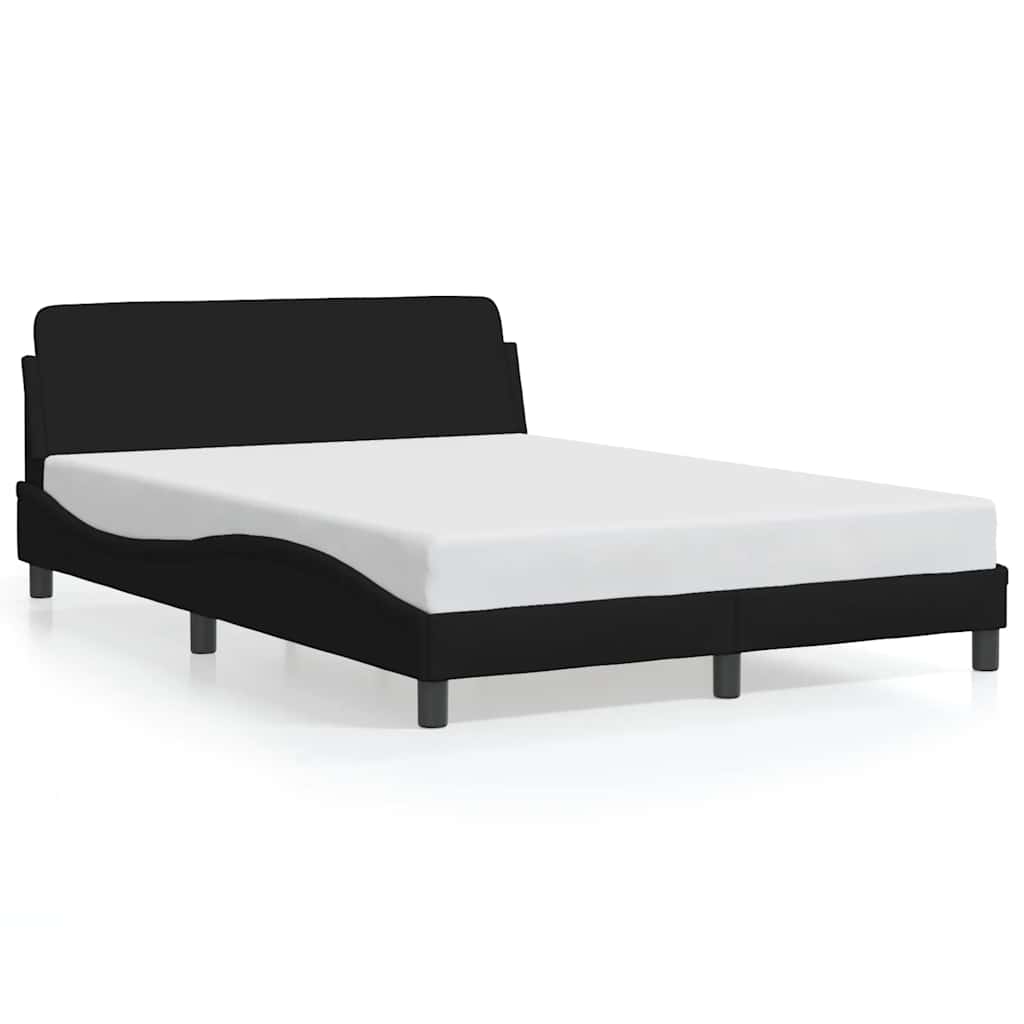 Vidaxl bedframe dover stof zwart 140x200 cm