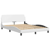 Vidaxl bedframe dover kunstleer wit 140x200 cm