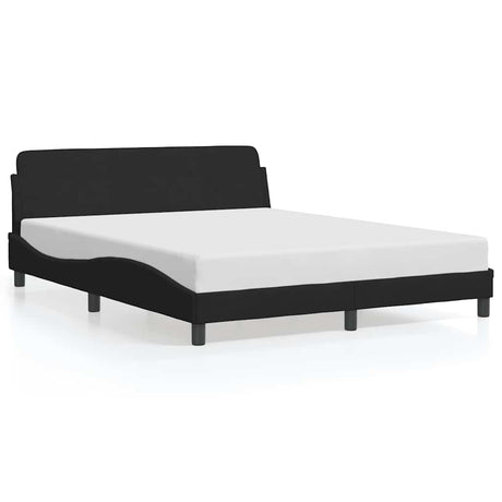 Vidaxl bedframe dover 160x200 cm fluweel zwart