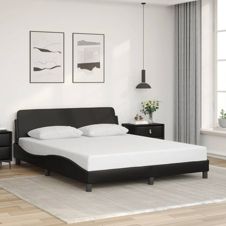 Vidaxl bedframe dover kunstleer zwart 160x200 cm