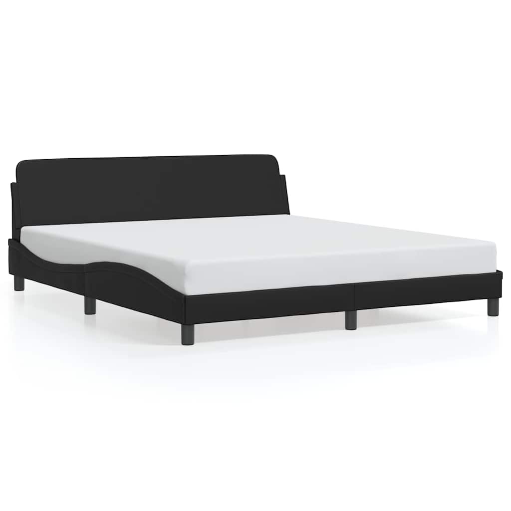 Vidaxl bedframe dover kunstleer zwart 180x200 cm