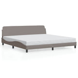 Vidaxl bedframe dover stof taupe 200x200 cm