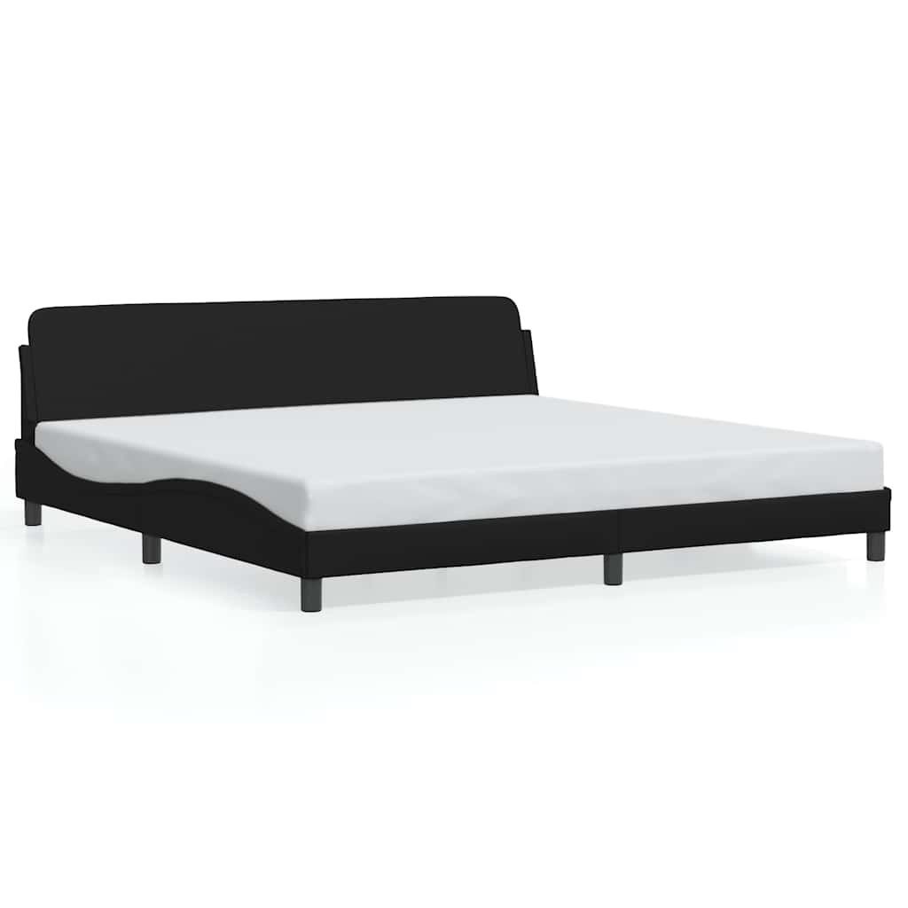 Vidaxl bedframe dover kunstleer zwart 200x200 cm