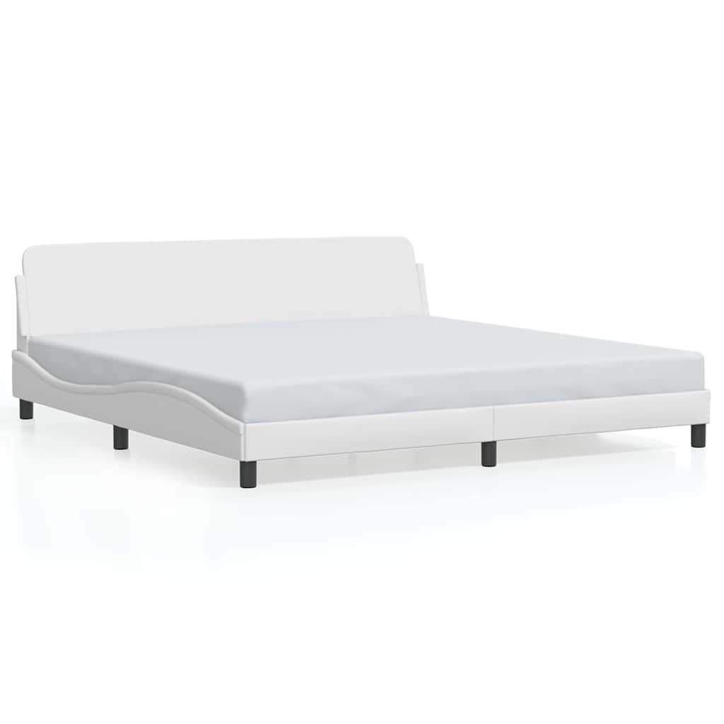 Vidaxl bedframe dover kunstleer wit 200x200 cm