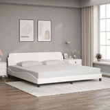 Vidaxl bedframe dover kunstleer wit 200x200 cm