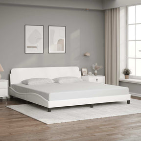 Vidaxl bedframe dover kunstleer wit 200x200 cm