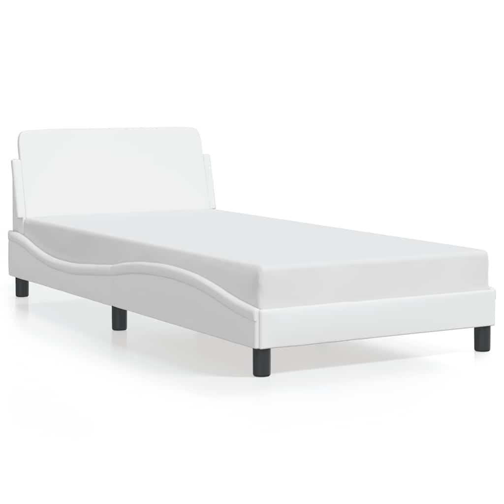 Vidaxl bedframe dover kunstleer wit 100x190 cm