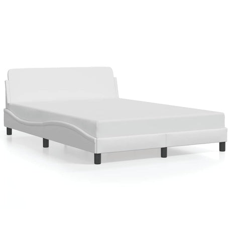 Vidaxl bedframe dover 137x190 cm kunstleer wit