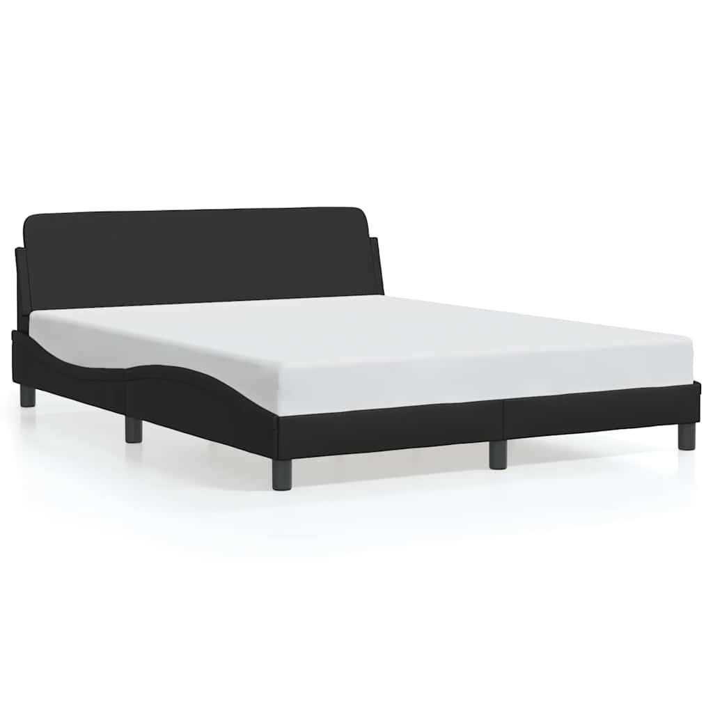 Vidaxl bedframe dover kunstleer zwart 152x203 cm