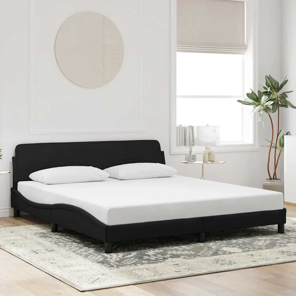 Vidaxl bedframe dover kunstleer zwart 183x213 cm