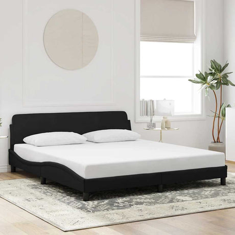 Vidaxl bedframe dover kunstleer zwart 183x213 cm