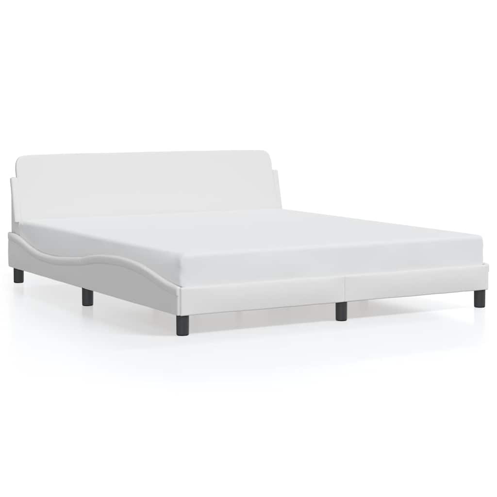 Vidaxl bedframe dover kunstleer wit 183x213 cm