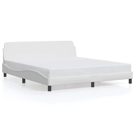Vidaxl bedframe dover kunstleer wit 183x213 cm