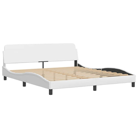 Vidaxl bedframe dover kunstleer wit 183x213 cm