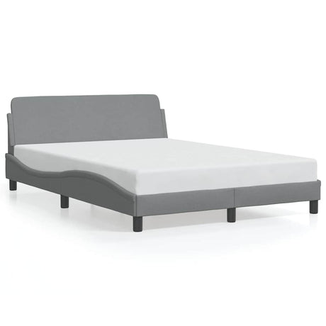 Vidaxl bedframe dover lichtgrijs 135x190 cm stof