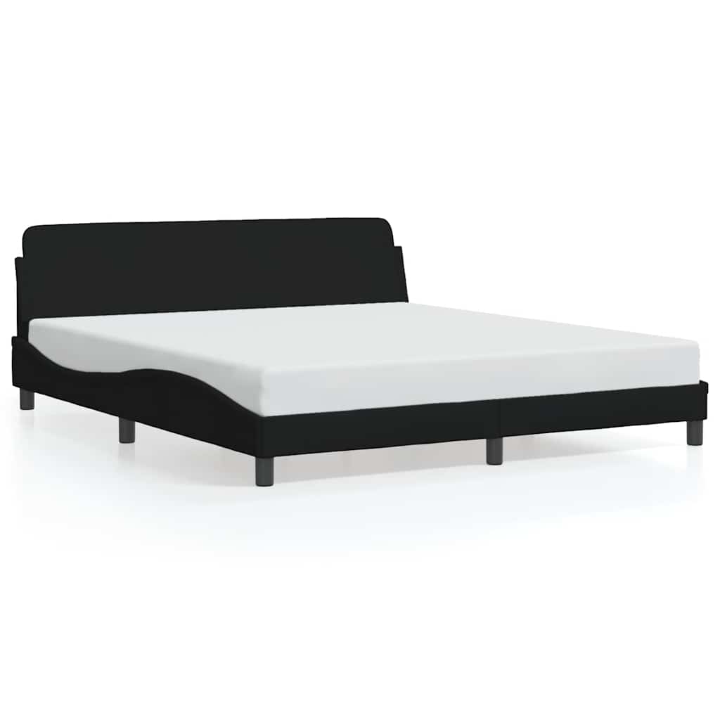 Vidaxl bedframe dover zwart 180x200 cm stof