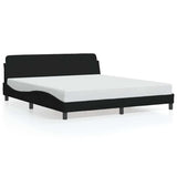 Vidaxl bedframe dover zwart 180x200 cm stof