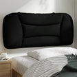 Vidaxl hoofdbordkussen hvar 80 cm stof zwart