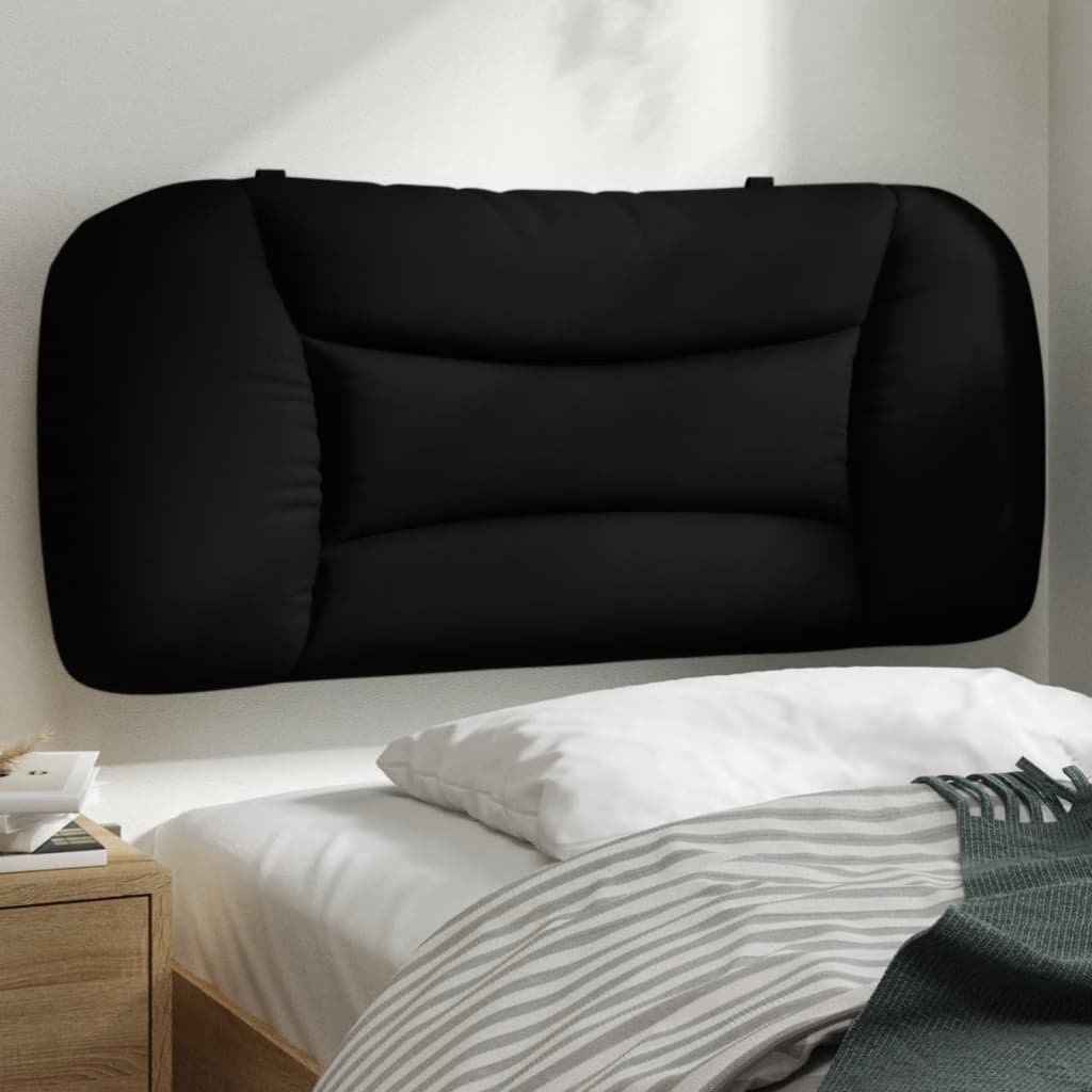 Vidaxl hoofdbordkussen hvar 80 cm stof zwart