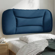 Vidaxl hoofdbordkussen hvar 90 cm stof blauw