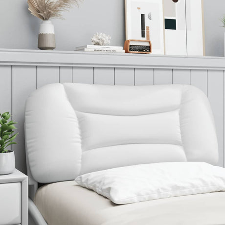 Vidaxl hoofdbordkussen hvar 90 cm kunstleer wit