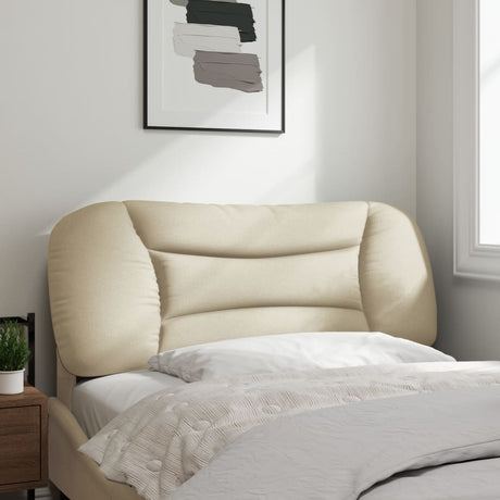 Vidaxl hoofdbordkussen hvar 100 cm stof crèmekleurig