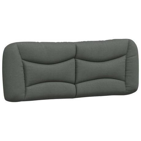 Vidaxl hoofdbordkussen hvar 120 cm stof grijs