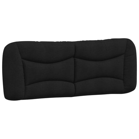 Vidaxl hoofdbordkussen hvar 120 cm stof zwart