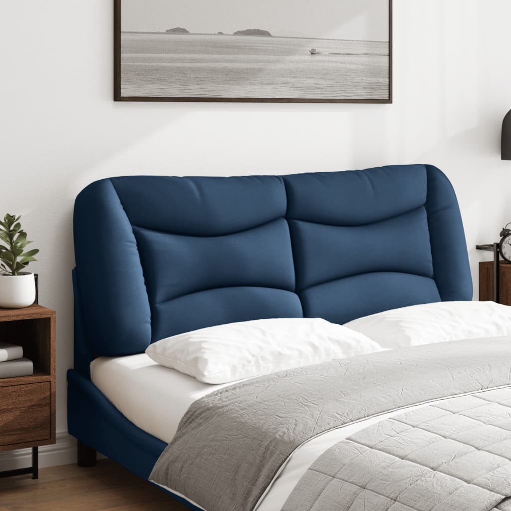 Vidaxl hoofdbordkussen hvar 120 cm stof blauw
