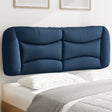 Vidaxl hoofdbordkussen hvar 120 cm stof blauw