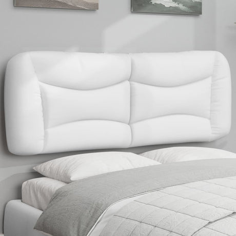 Vidaxl hoofdbordkussen hvar 120 cm kunstleer wit