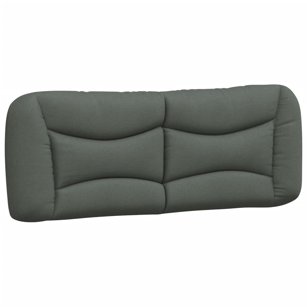 Vidaxl hoofdbordkussen hvar 137 cm stof donkergrijs