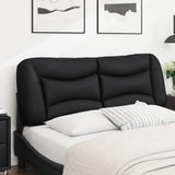 Vidaxl hoofdbordkussen hvar 140 cm kunstleer zwart