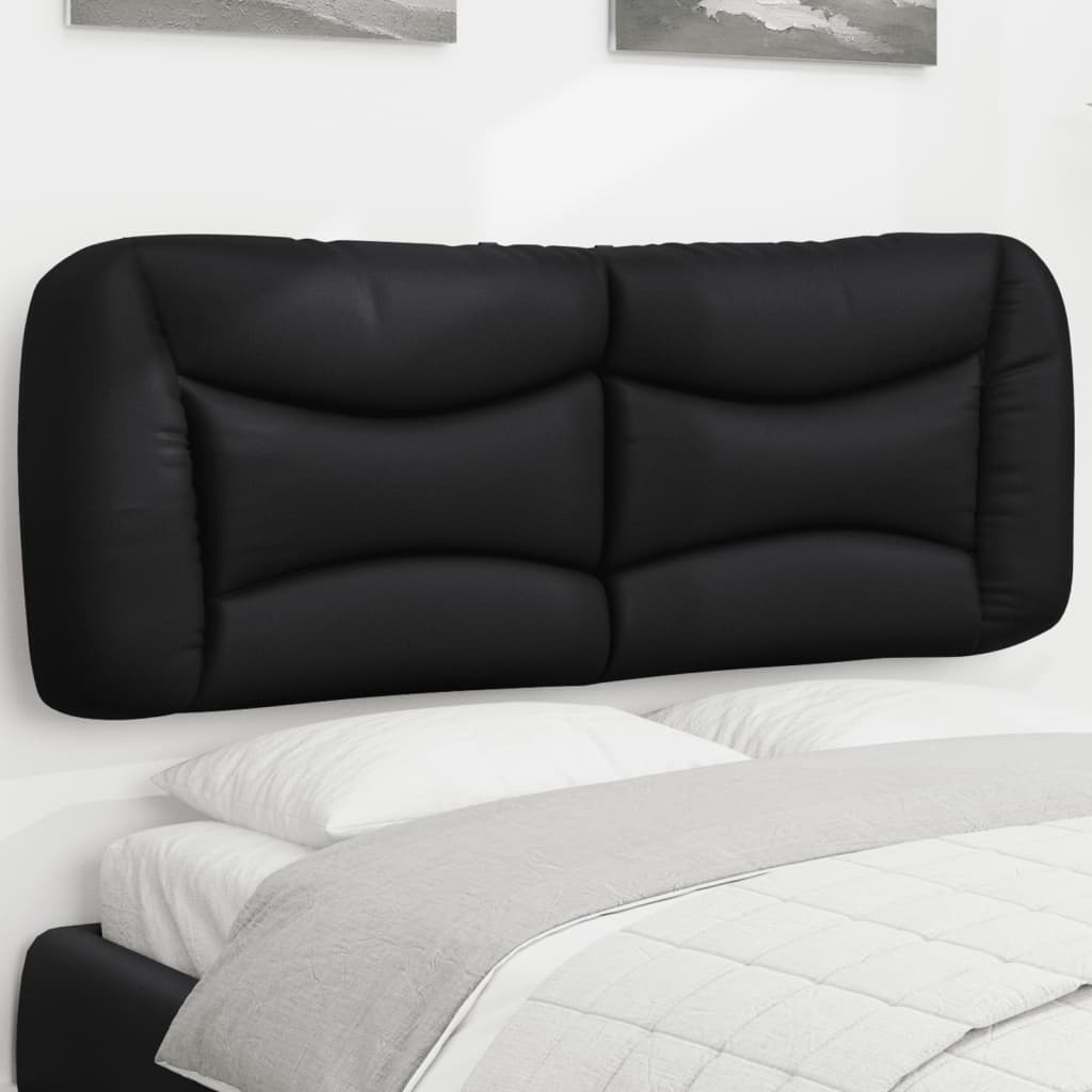Vidaxl hoofdbordkussen hvar 140 cm kunstleer zwart