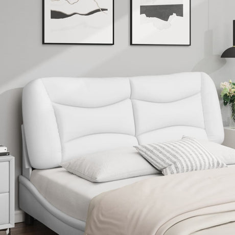 Vidaxl hoofdbordkussen hvar 140 cm kunstleer wit