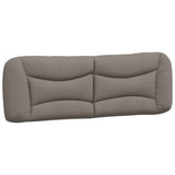 Vidaxl hoofdbordkussen hvar 160 cm stof taupe