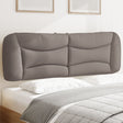 Vidaxl hoofdbordkussen hvar 160 cm stof taupe