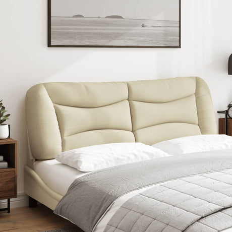 Vidaxl hoofdbordkussen hvar 160 cm stof crèmekleurig