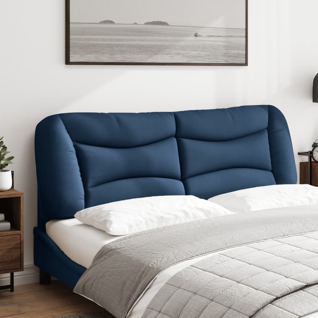 Vidaxl hoofdbordkussen hvar 160 cm stof blauw