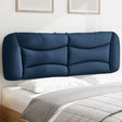 Vidaxl hoofdbordkussen hvar 160 cm stof blauw
