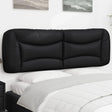 Vidaxl hoofdbordkussen hvar 160 cm kunstleer zwart