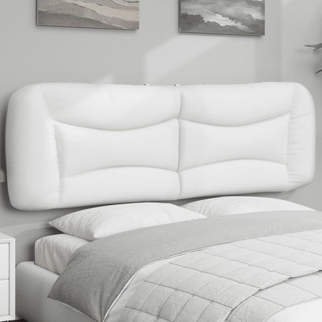 Vidaxl hoofdbordkussen hvar 160 cm kunstleer wit