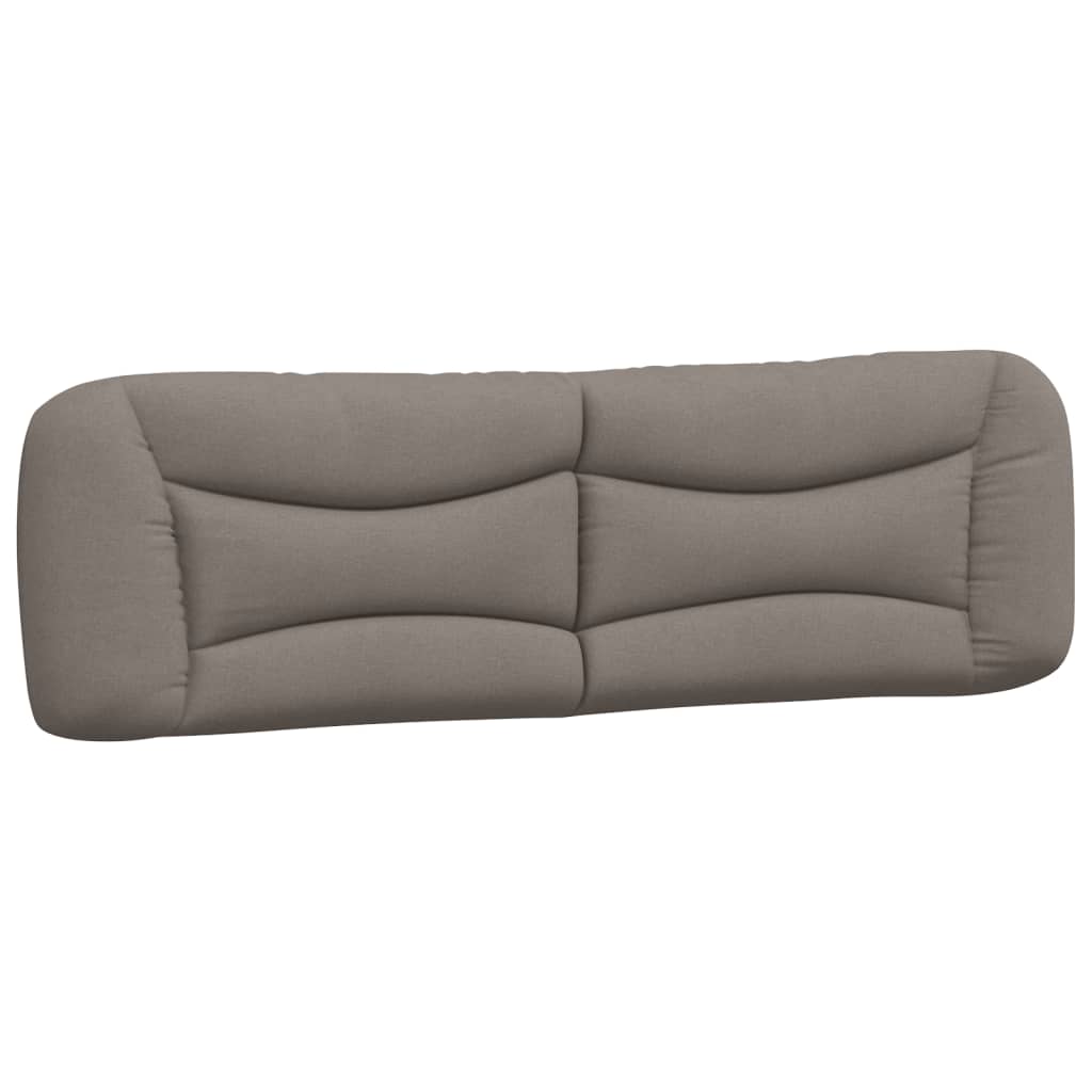 Vidaxl hoofdbordkussen hvar 180 cm stof taupe