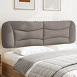 Vidaxl hoofdbordkussen hvar 180 cm stof taupe