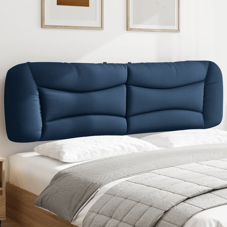 Vidaxl hoofdbordkussen hvar 180 cm stof blauw