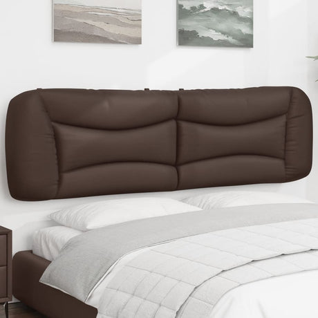Vidaxl hoofdbordkussen hvar 180 cm kunstleer bruin