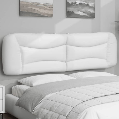 Vidaxl hoofdbordkussen hvar 183 cm kunstleer wit